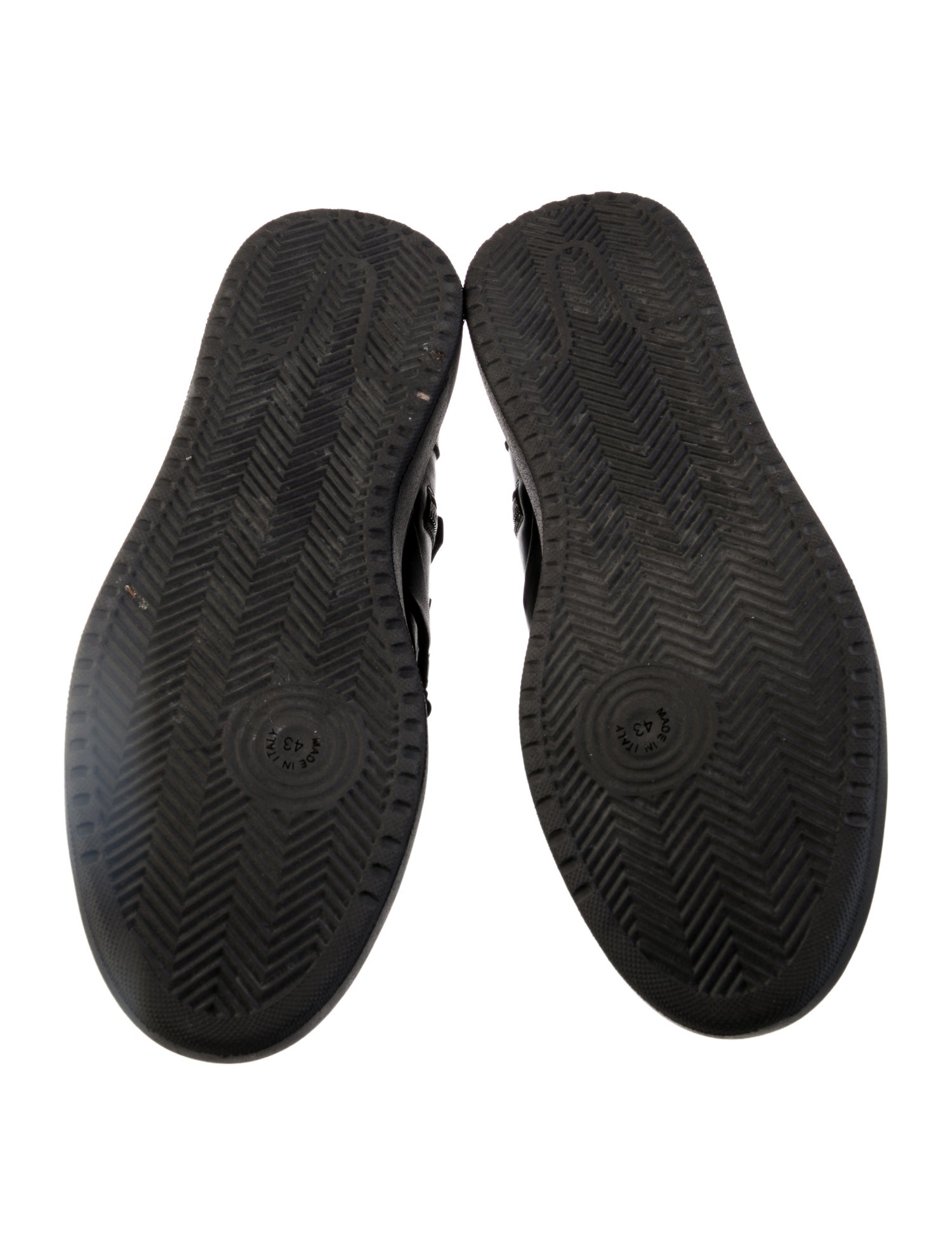 Moschino Couture Leather Sneakers